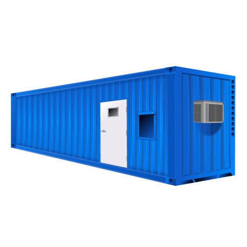 Portable storage ground level office