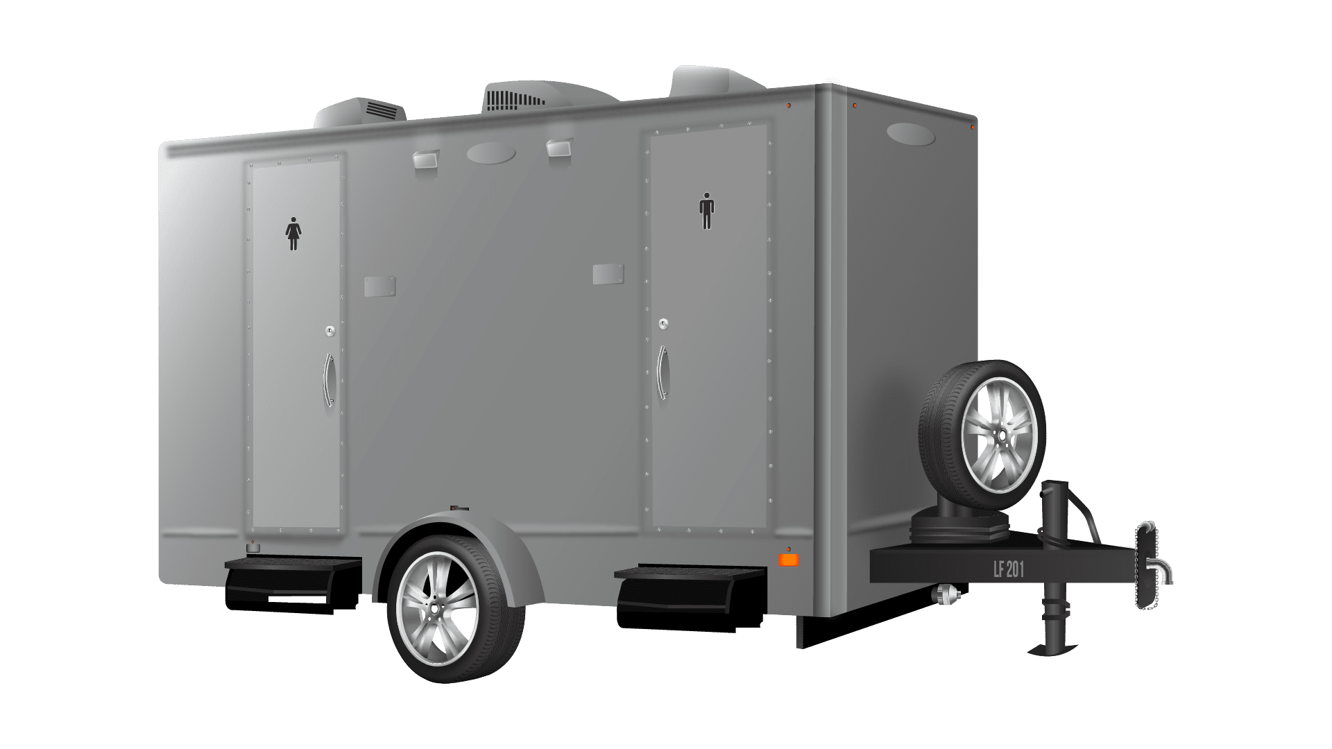 Restroom trailer